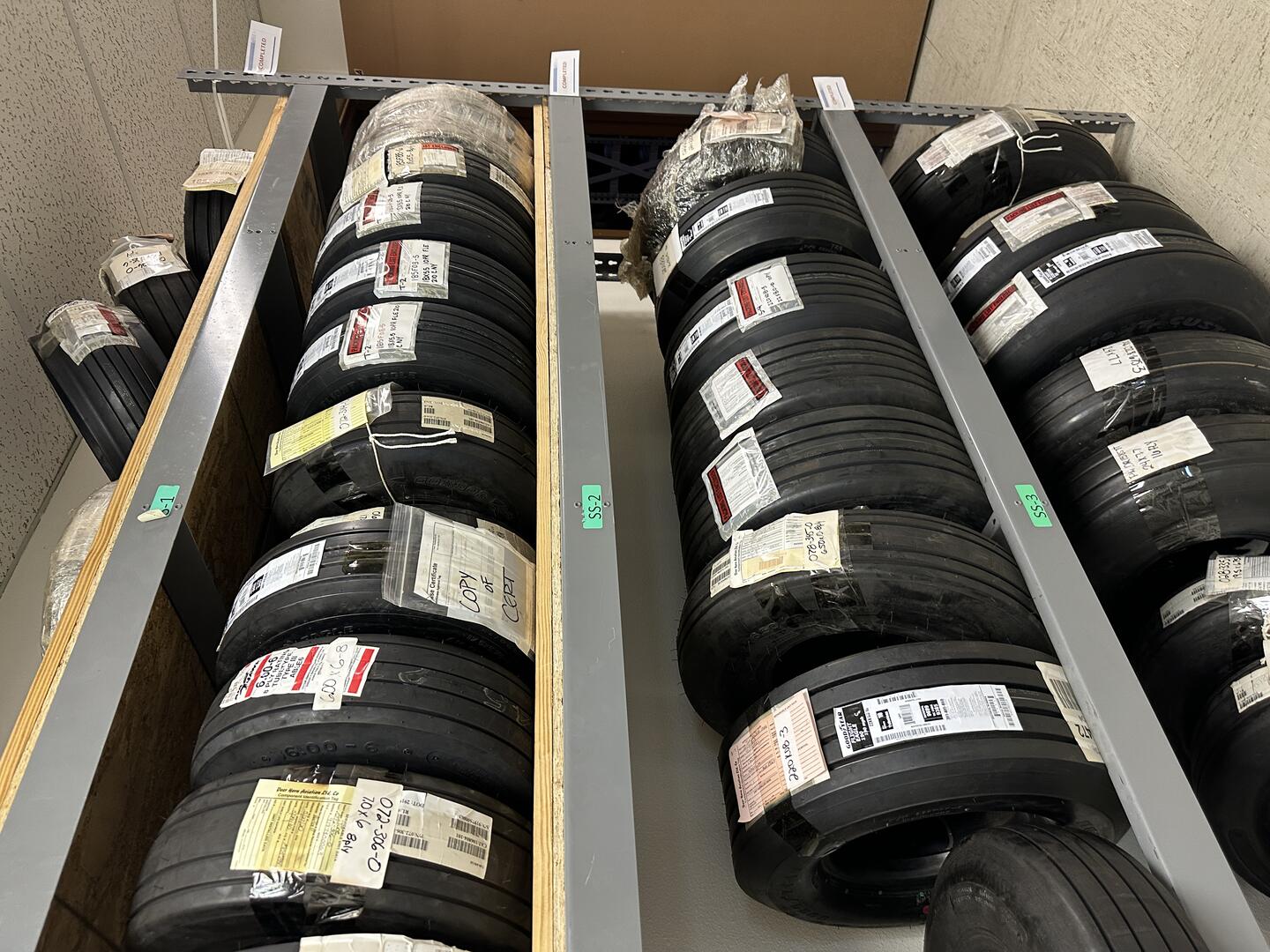 Aircraft brake and tire inventory