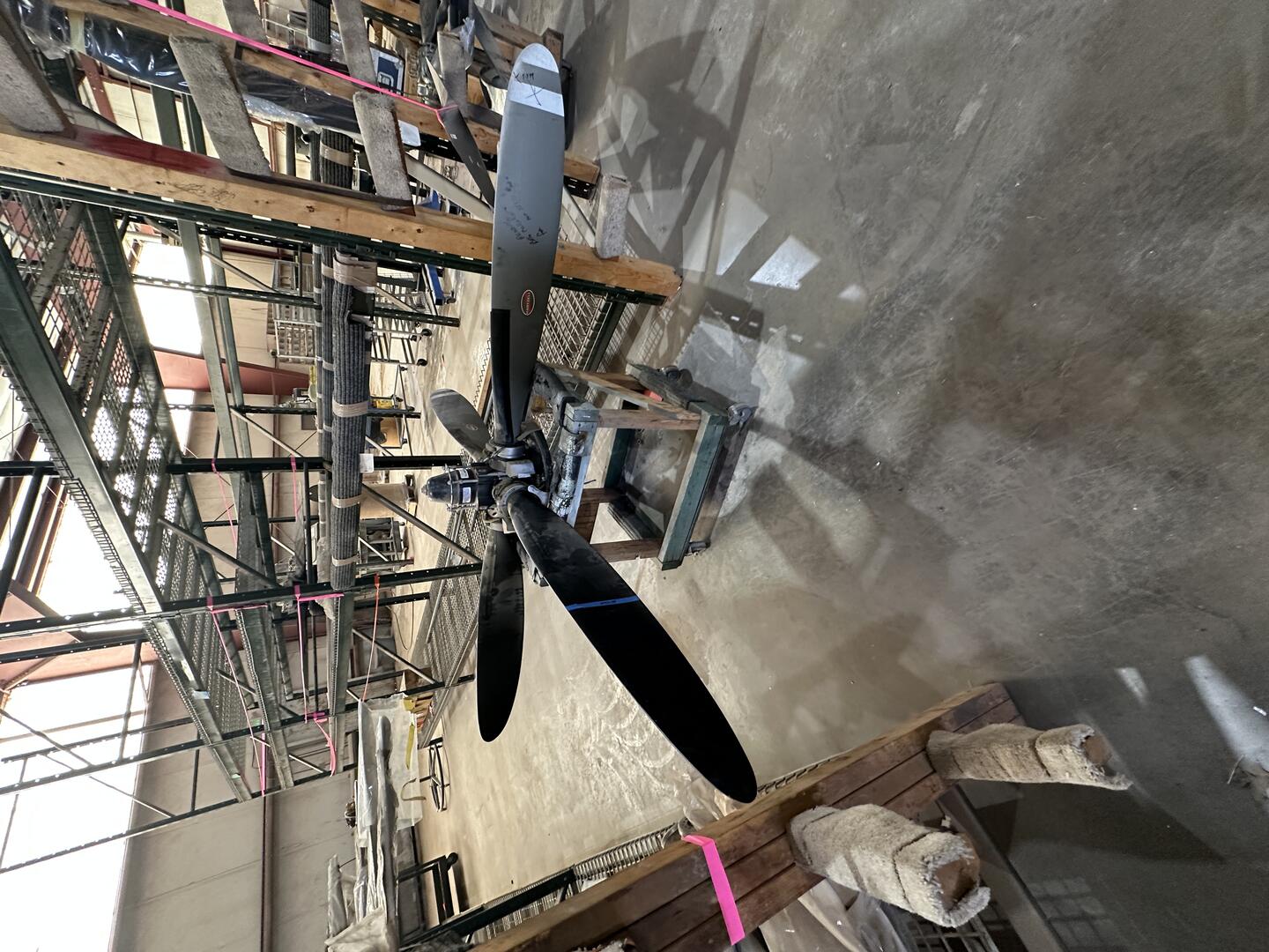 Aircraft propellers in DV Aviation service center